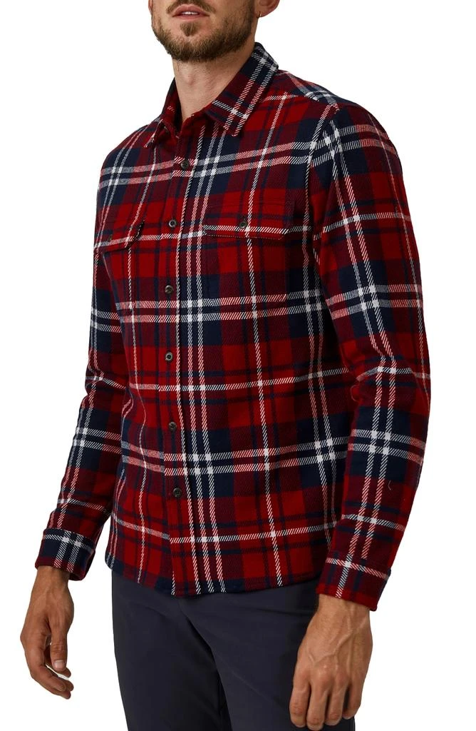 7 Diamonds Generation Plaid Double Knit Button-Up Shirt 1