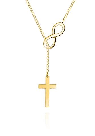 Belk
Co. Co. 10K Yellow Gold Infinity Cross Pendant