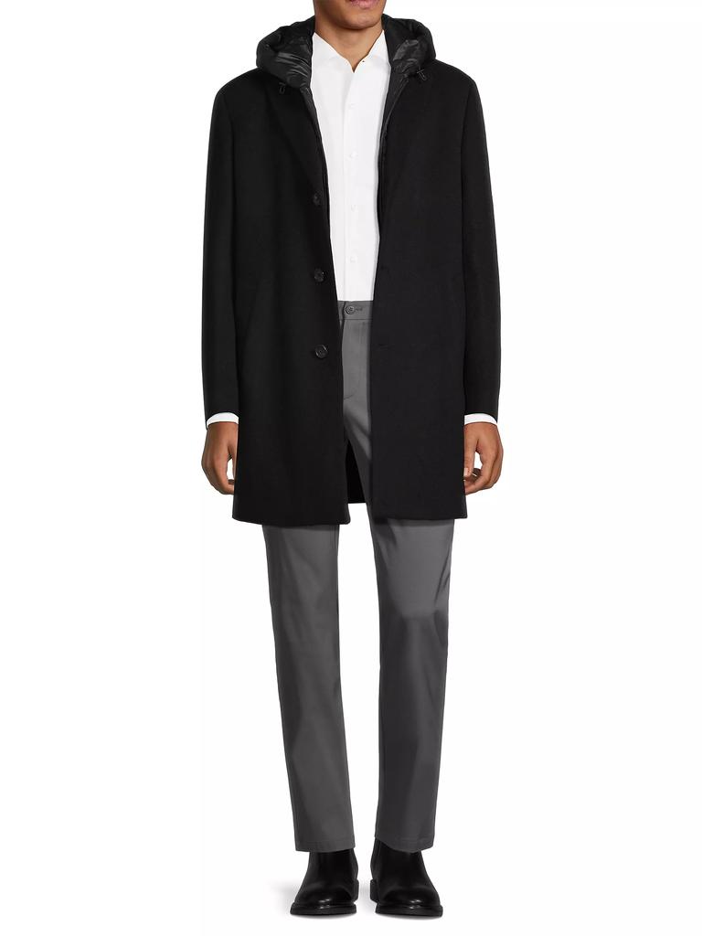 Cardinal of Canada Trenton Wool-Cashmere Puffer Hood Coat