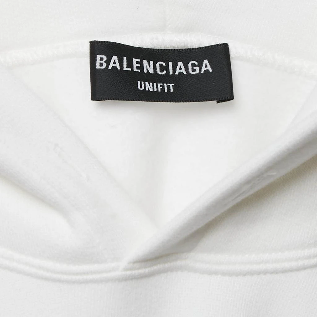 Balenciaga Balenciaga X Sony PS5 White Printed Cotton Oversized Hoodie XS 4