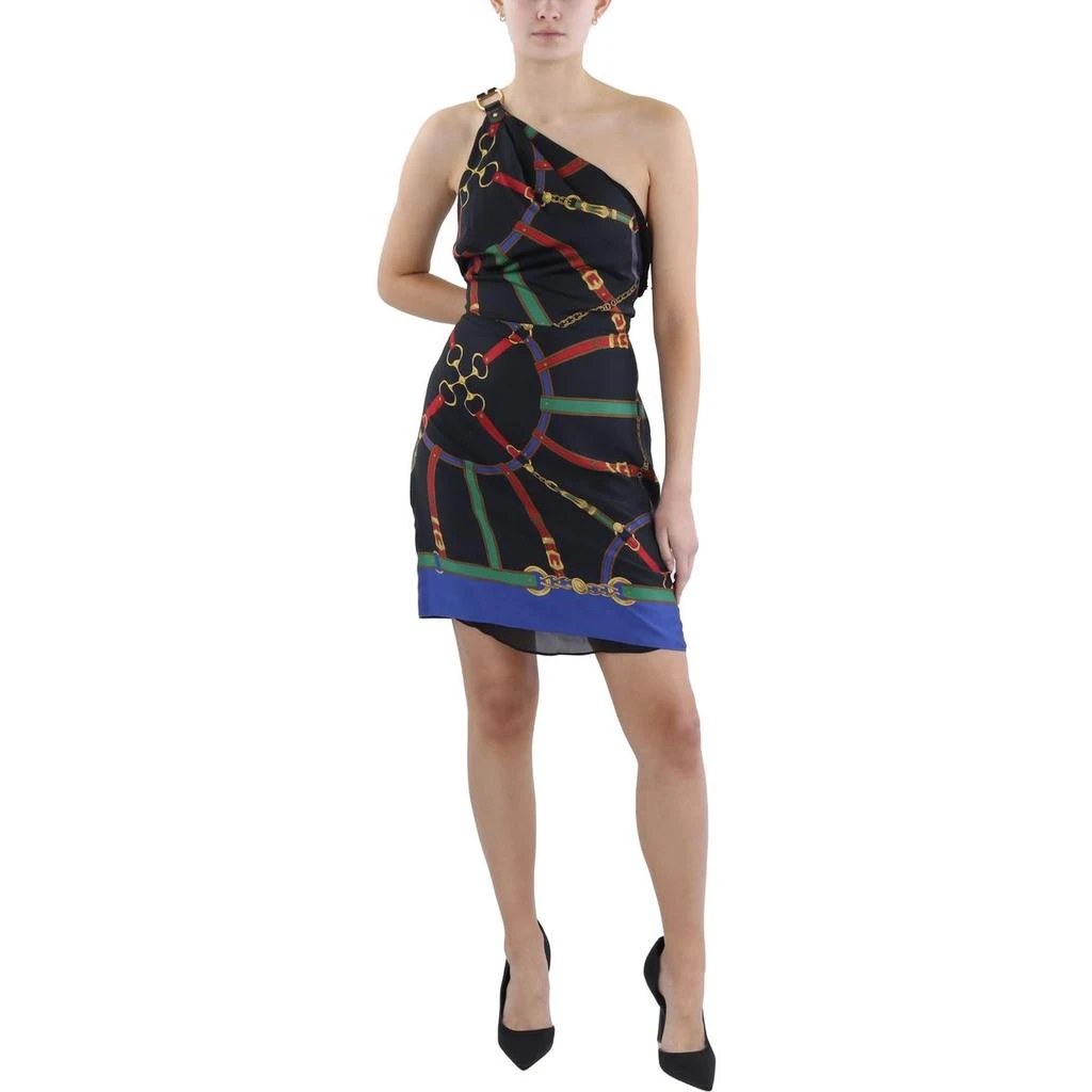 Ralph Lauren Womens Printed Polyester Mini Dress 1