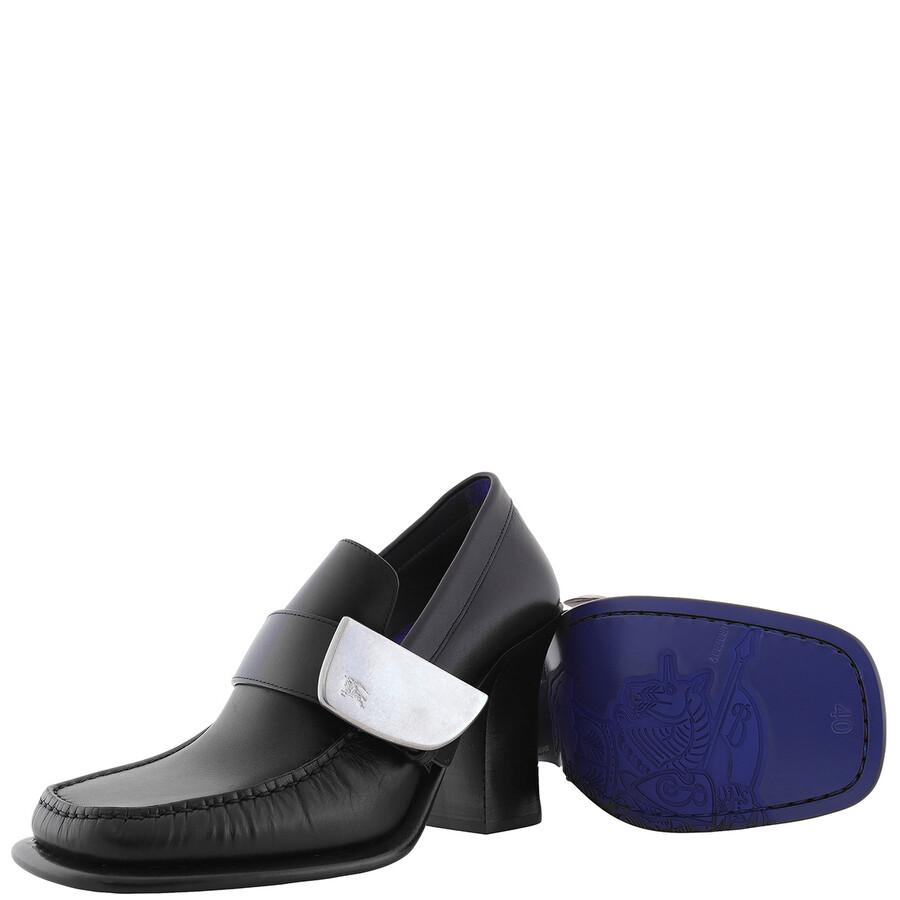 Burberry London Shield Plaque Heel Pumps