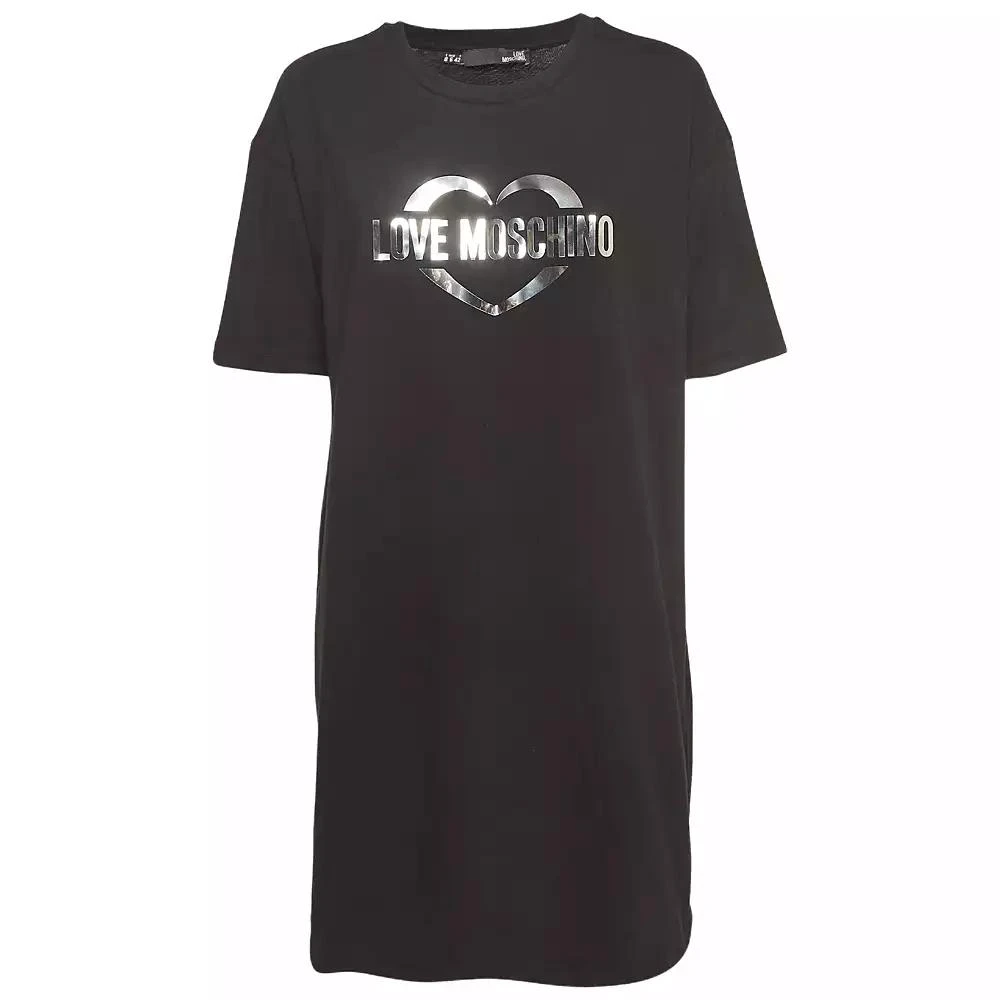 Pre-Owned Love Moschino Women's Logo Cotton T-Shirt