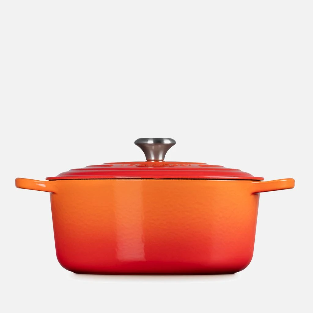 Le Creuset Signature Cast Iron Round Casserole - 28cm - Bamboo Green 6