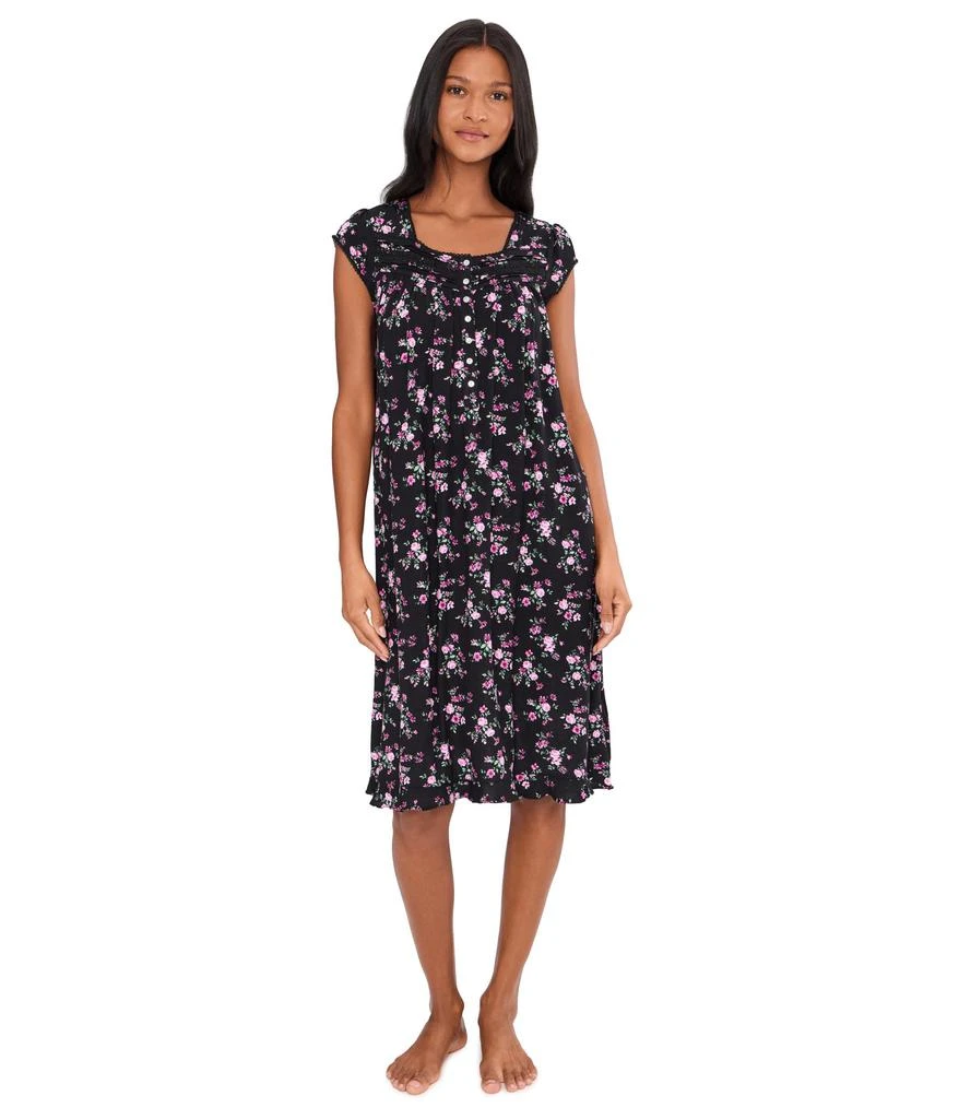 Eileen West Modal Jersey Cap Sleeve Nightgown