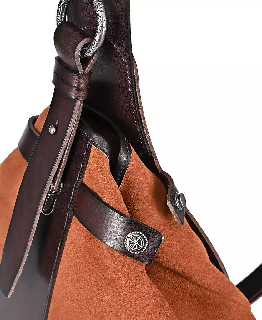OLD TREND Women's Genuine Leather Daisy Sling Bag 10
