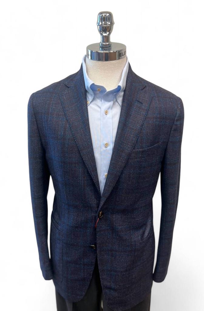 Luciano Barbera Luciano Barbera - B BODY WOOL-BLEND SPORTS COAT - REGULAR LENGTH