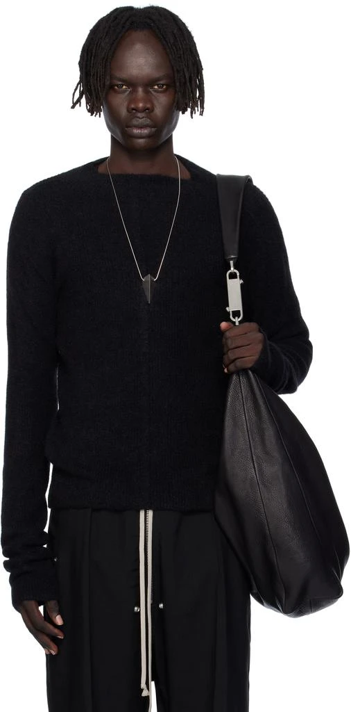 Rick Owens Black Concordians Headon Pull Sweater 1