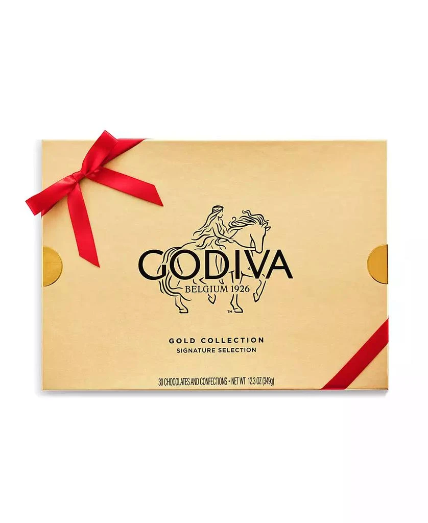Godiva Assorted Chocolate Gold Gift Box with Red Ribbon, 30 Piece 2