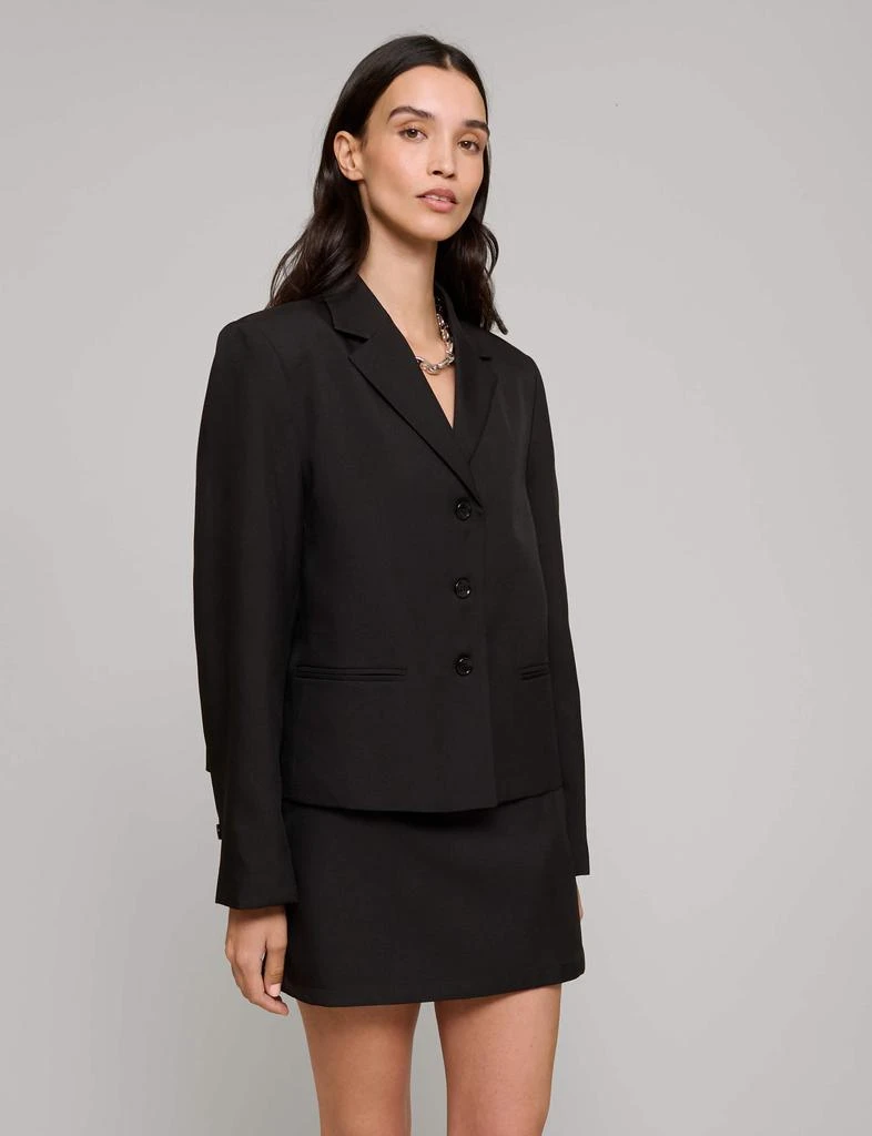 Pixie Market Black Short Suit Jacket 4