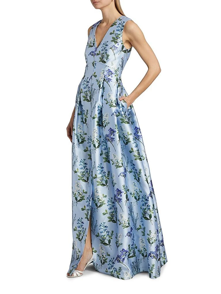 Sachin & Babi Brooke Floral Ballgown 4