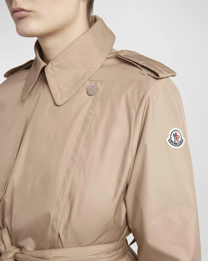 Moncler Barbentane Lightly Padded Trench Coat Coats Free - Main Image