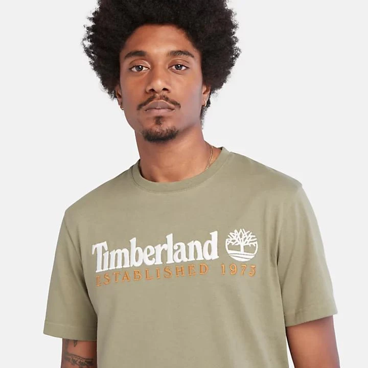 Timberland Outdoor Heritage Logo T-Shirt for Men in Green 4