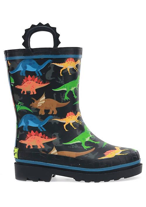 Western Chief Chief Toddler Youth Boys Dino World Rain Boot