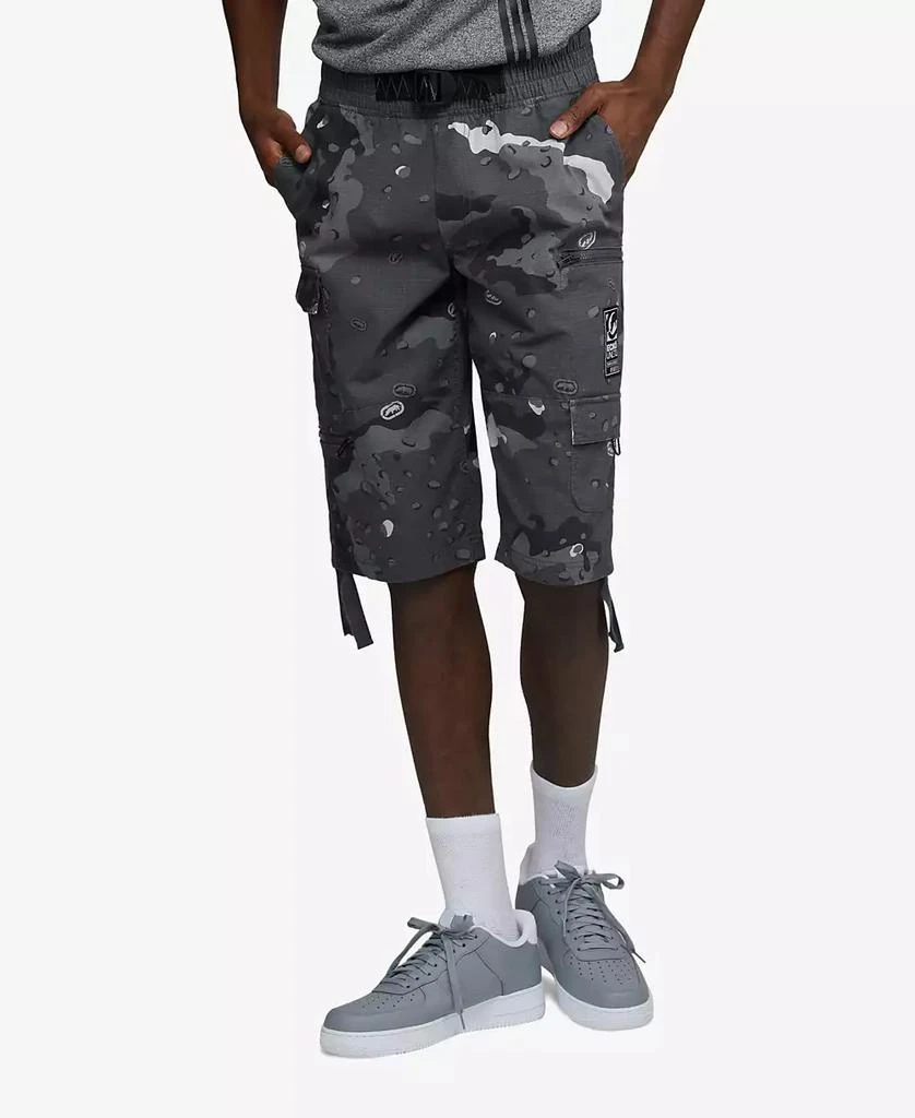 Ecko Unltd Men's Big and Tall Puller Cargo Shorts with Adjustable Belt, 2 Piece Set 1