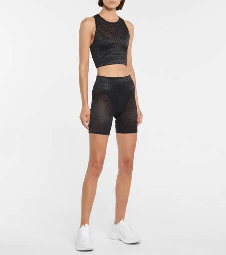 Adam Selman Sport Stretch-nylon crop top 2