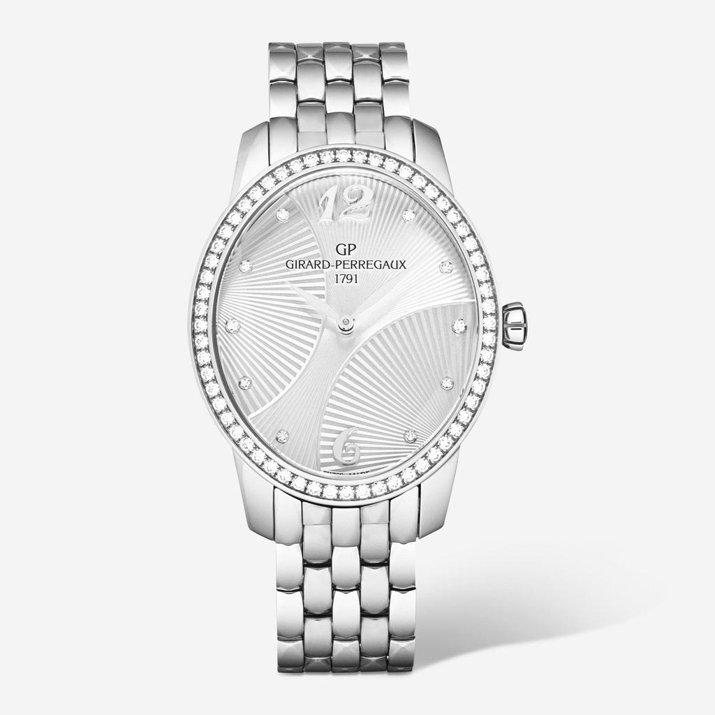 Girard-Perregaux Girard-Perregaux Cat's Eye Diamond Stainless Steel Automatic Ladies Watch 80493D11A161-11A