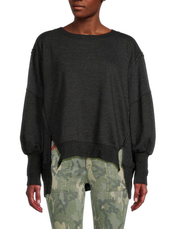 Etienne Marcel High Low Drop Shoulder Sweatshirt