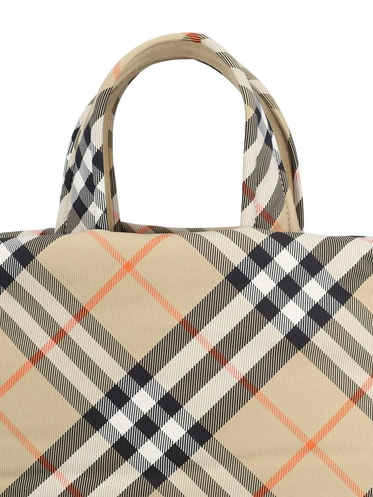 Burberry Burberry Kids Checked Drawstring Tote Bag 4