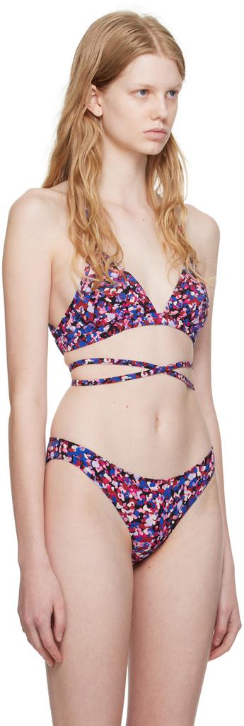 Isabel Marant Pink & Blue Solange Bikini Top