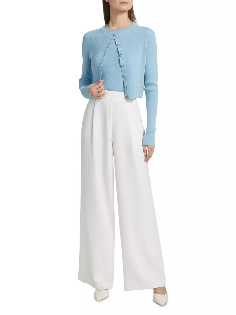 Toccin Zoe Rib-Knit Cropped Cardigan 2