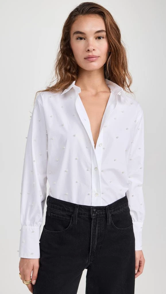 FRAME The Oversized Pearl Pocket Shirt 1