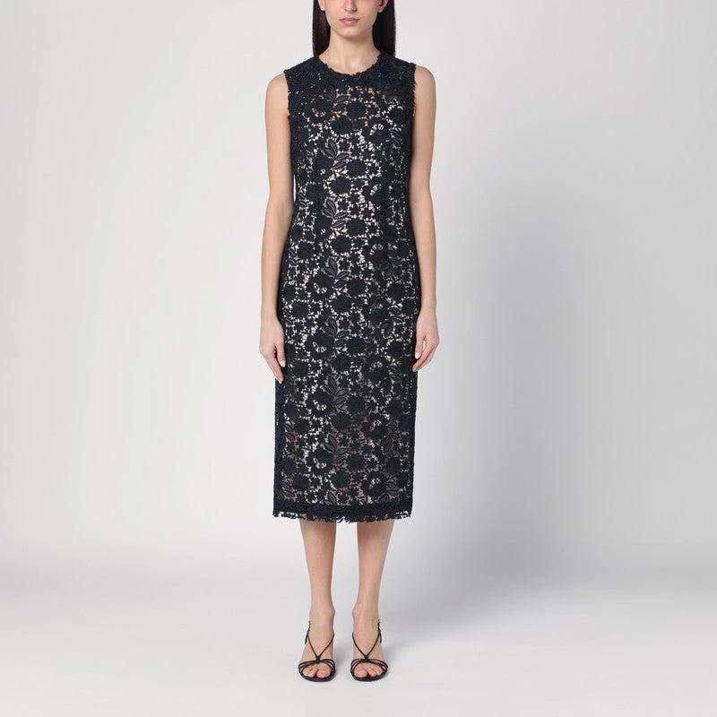 Parosh P.A.R.O.S.H. Women's blue Lace Midi Dress 1