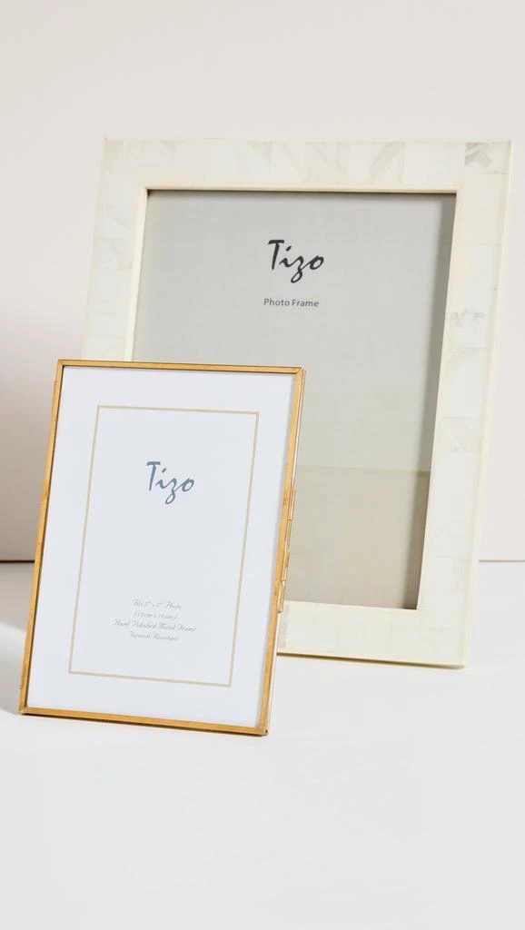 Tizo Design Slim Gold Brass Frame 5X7 2