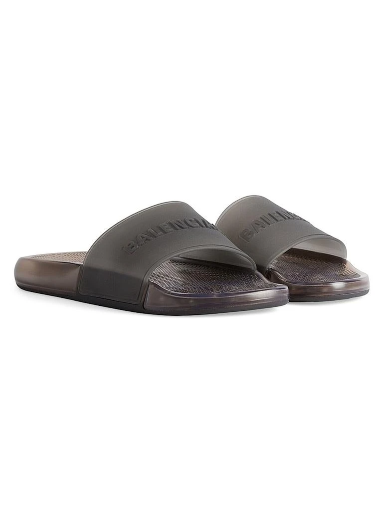 Balenciaga Pool Transparent Slide Sandals 2