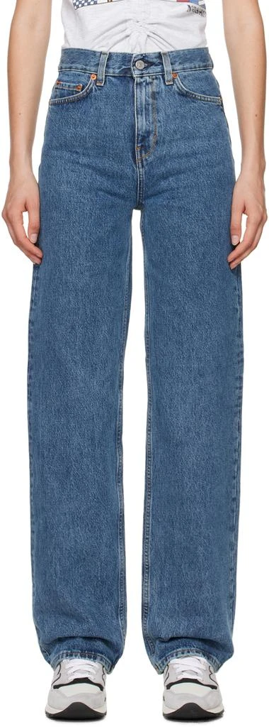 Sporty & Rich Blue Loose-Fit Jeans 1