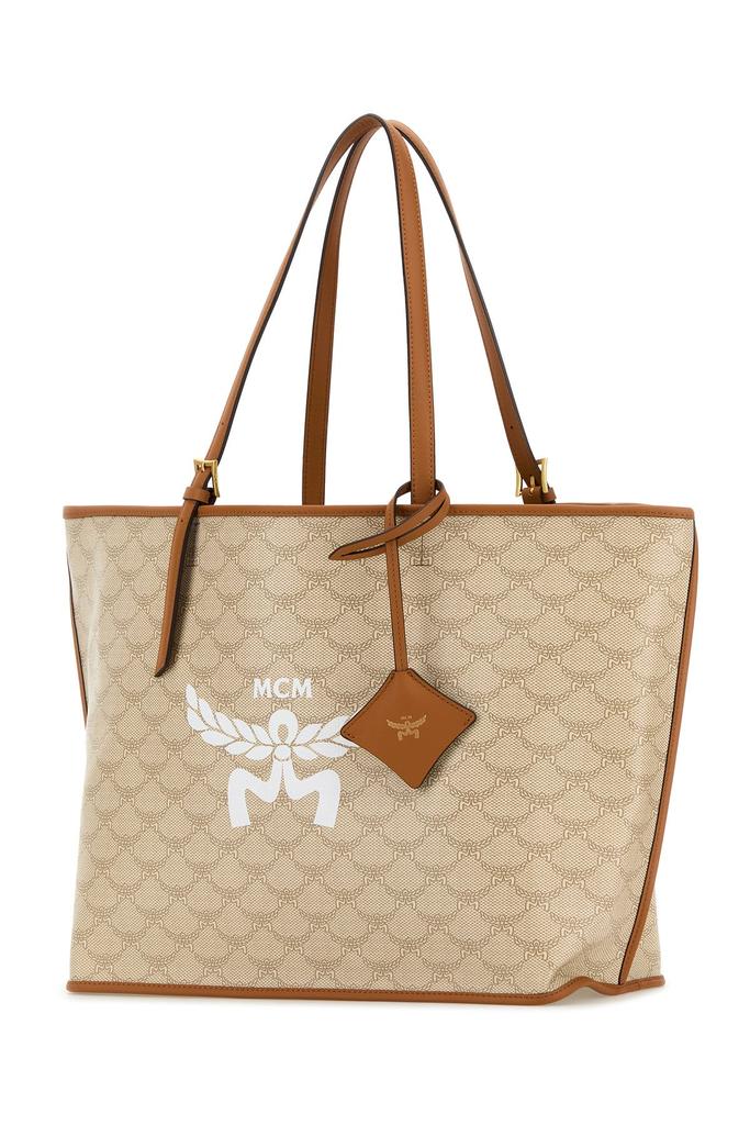 トートバッグ MCM PRINTED CANVAS SHOPPING BAG MCM Printed Canvas Xl Aren Shopping Bag | italist