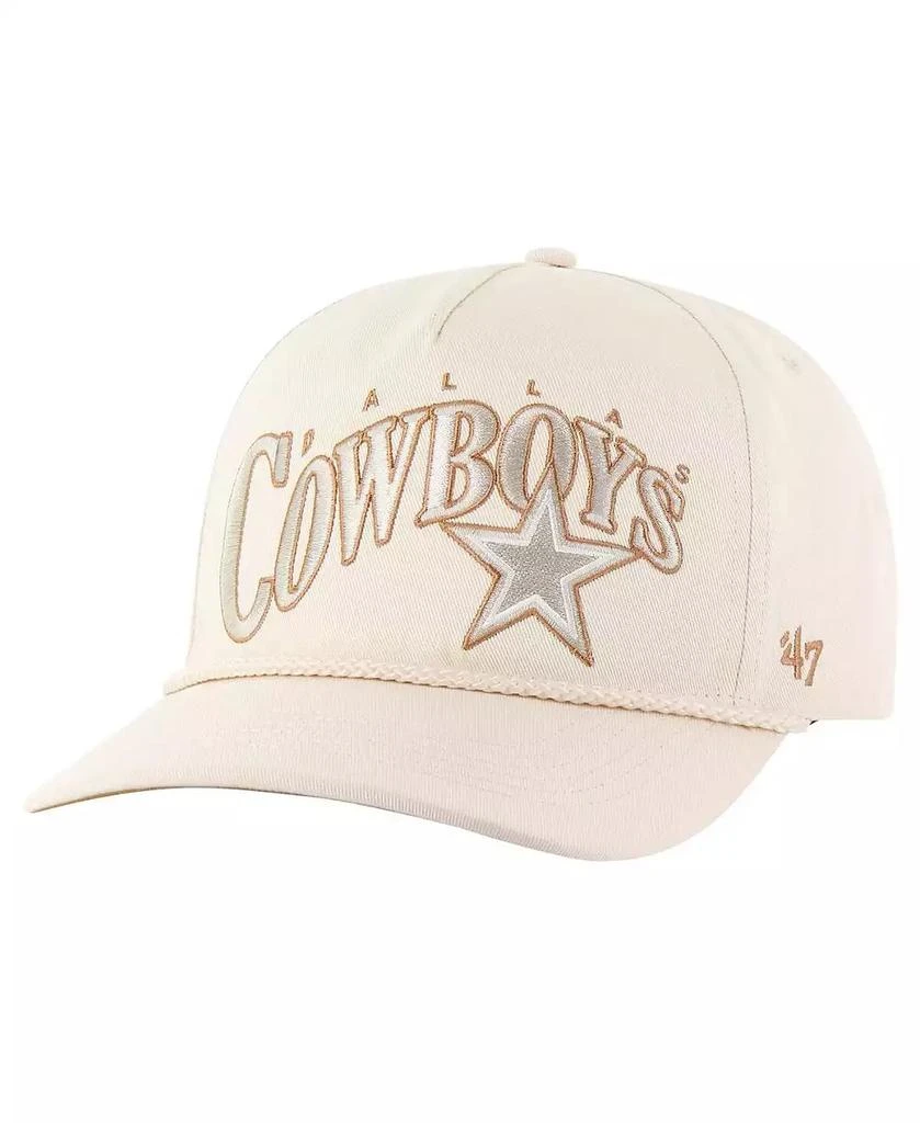 47 Brand Men's Natural Dallas Cowboys Wave Rope Hitch Adjustable Hat 1