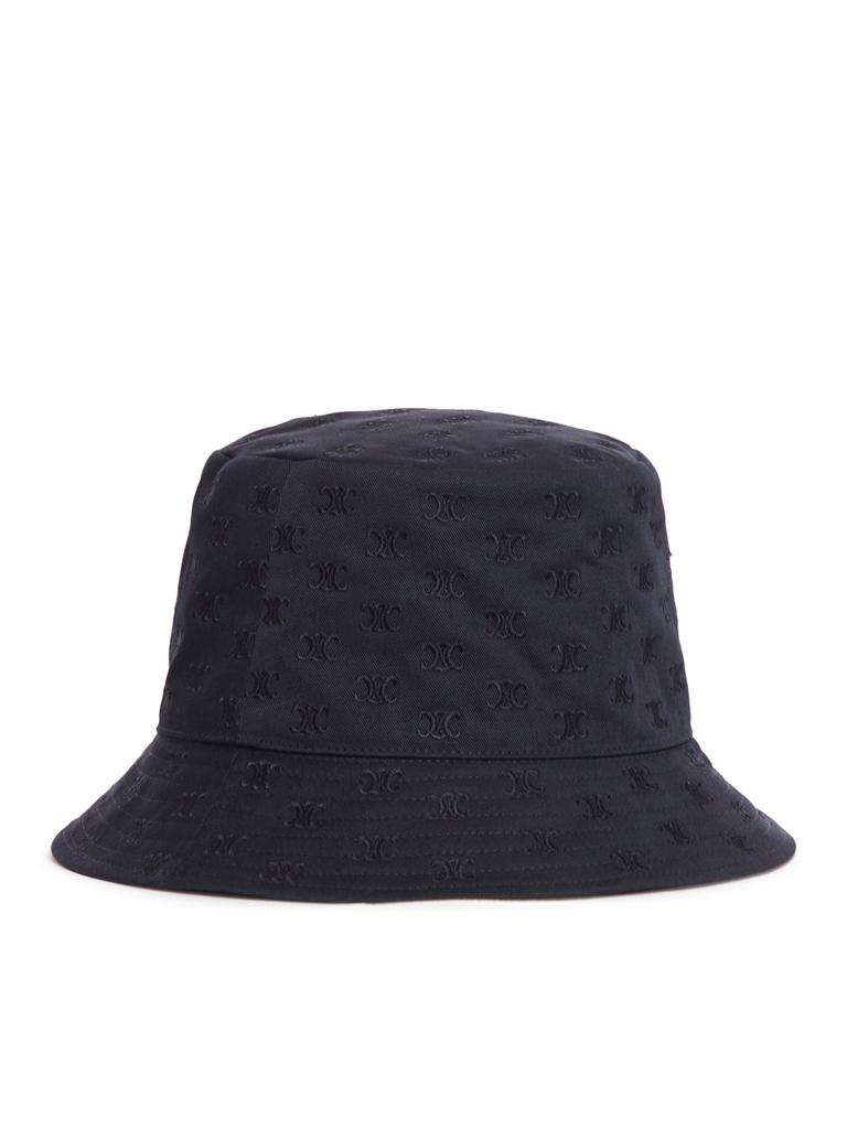 Celine BUCKET HAT WITH ALLOVER LOGO