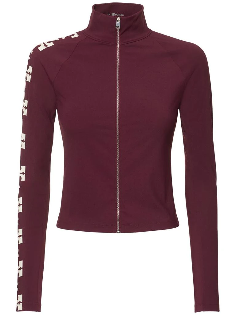 Tory Sport Logo Nylon Zip-up Top 1