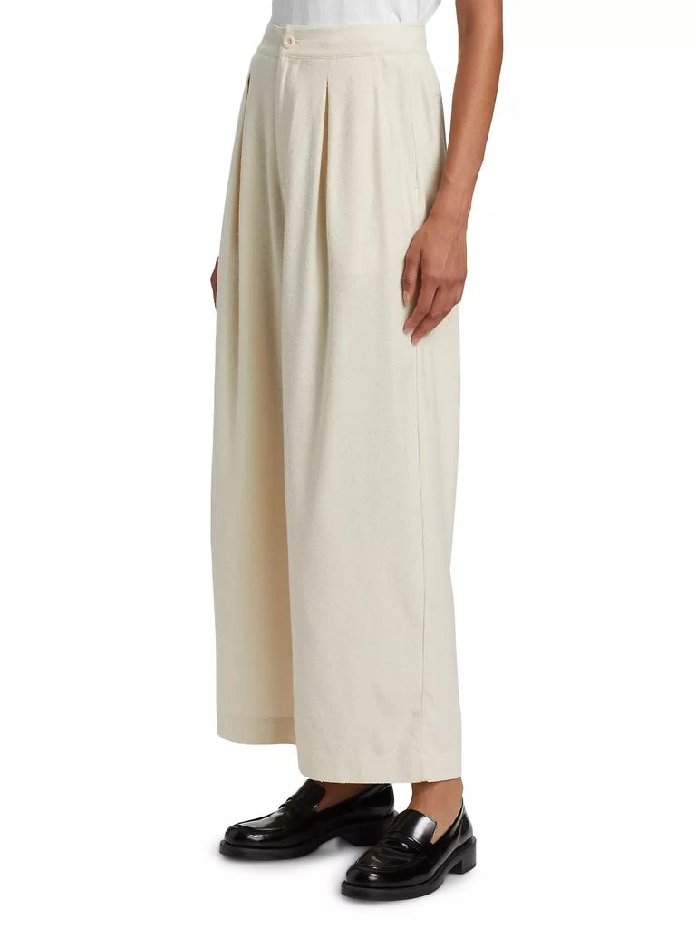 Jenni Kayne Textured Silk Relaxed-Fit Trousers 4