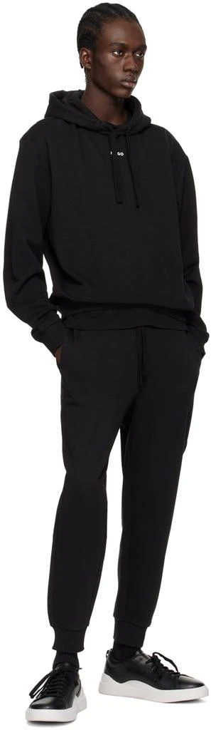 Hugo Black Drawstring Sweatpants 4