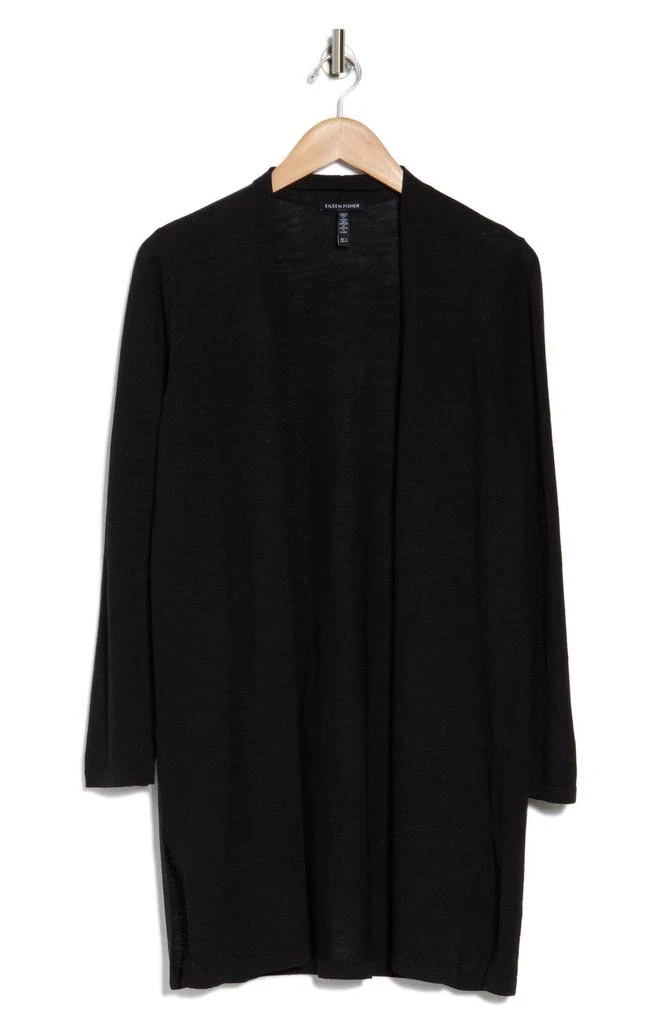 Eileen Fisher Longline Wool Cardigan 3