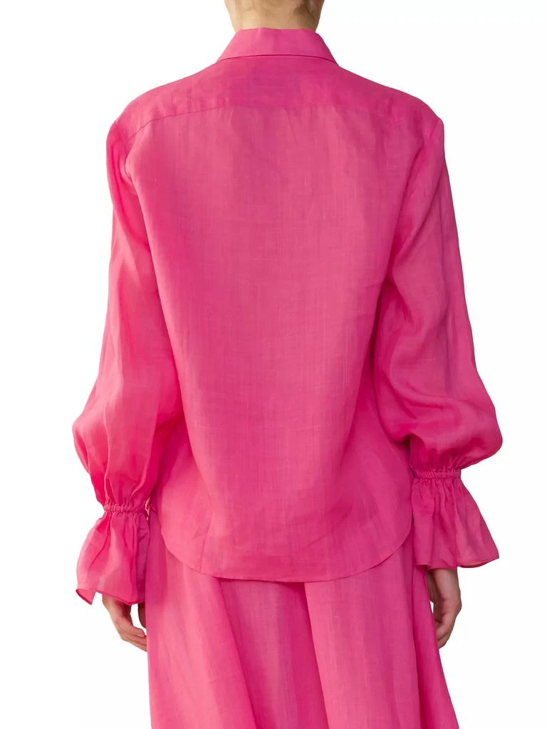 Cynthia Rowley Flared-Cuff Blouse 5