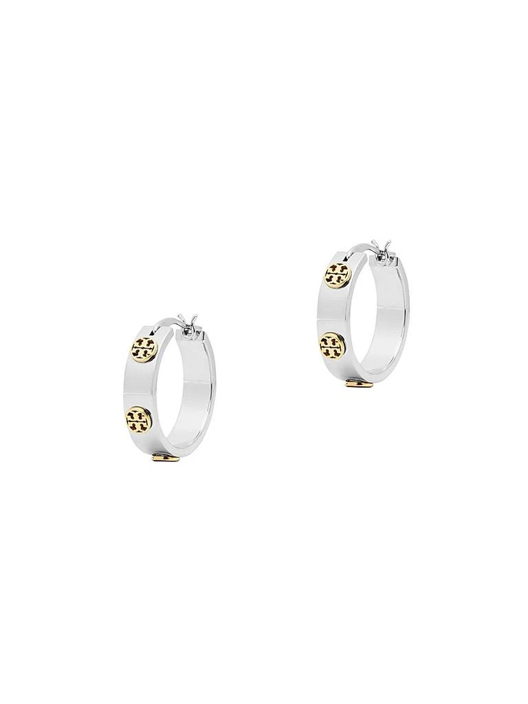 Tory Burch Small Icon Hoop Earrings