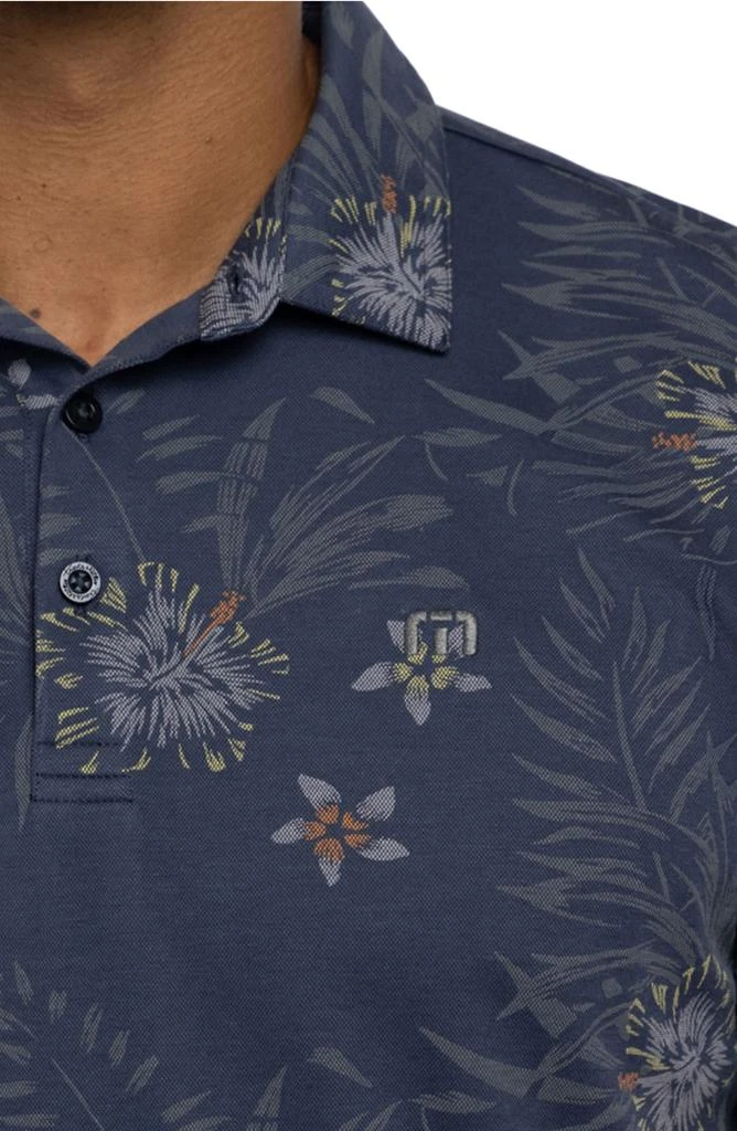 Travis Mathew Calmer Waters Floral Piqué Polo 4