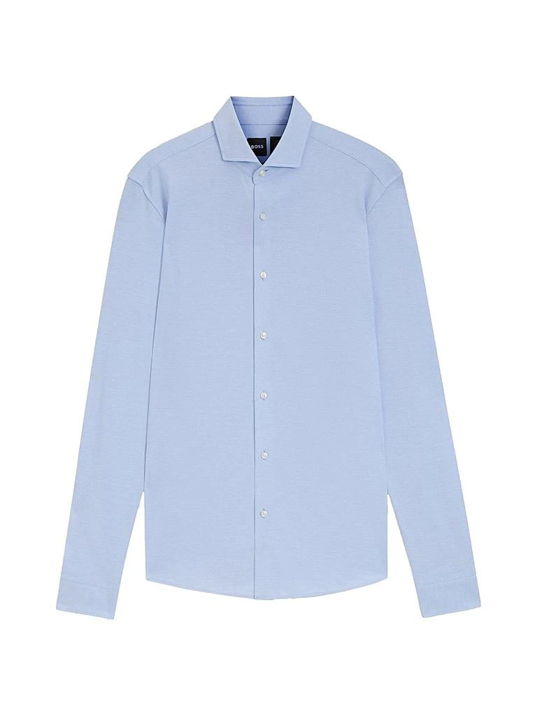 Hugo Boss Slim Fit Shirt in Cotton-Piqu Jersey - Shirts - Free Shipping -  BeyondStyle