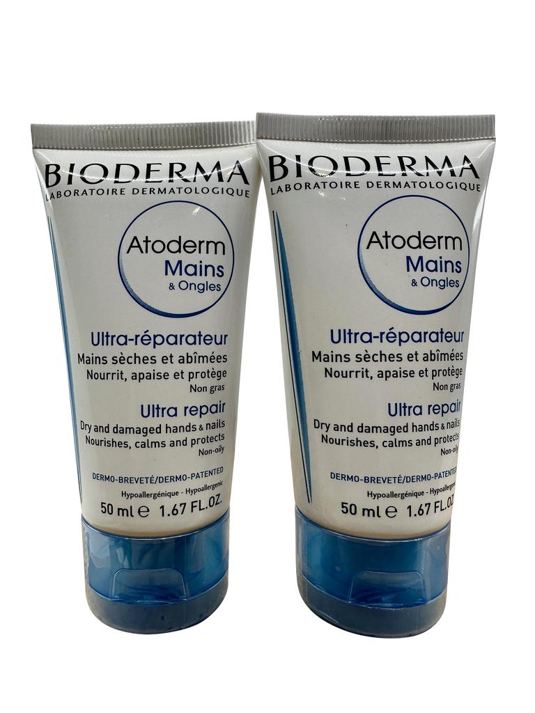 Bioderma Bioderma Atoderm Hands and Nails Cream 1.67 OZ Set of 2