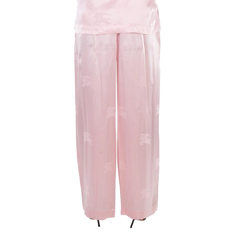 Burberry EKD Wide Leg Silk Jacquard Trousers 3