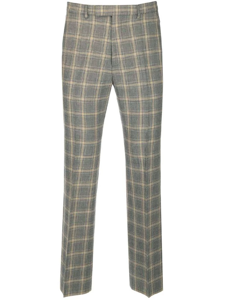 Gucci Gucci Prince Of Wales Checked Tailored Trousers 1