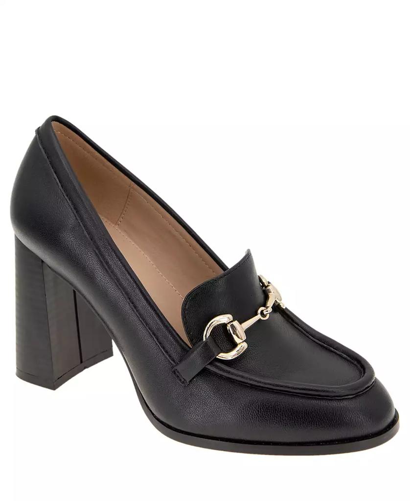 BCBG Women's Yixy Block Heel Loafer