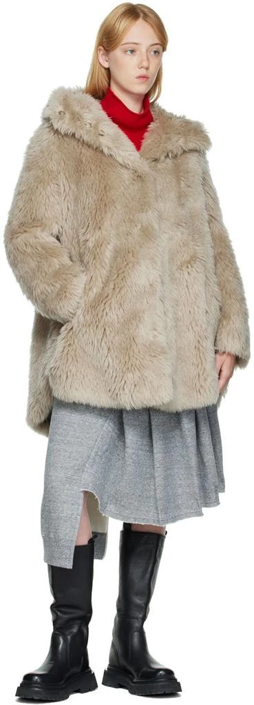 Yves Salomon Beige Wool Coat 4