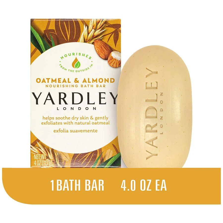 Yardley of London Nourishing Bath Bar Oatmeal & Almond 3