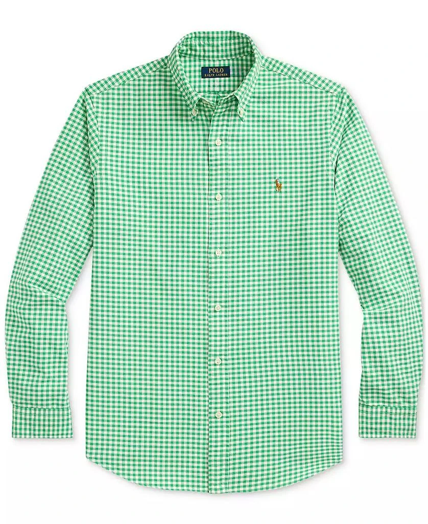 Ralph Lauren Men's Classic-Fit Gingham Oxford Shirt 4