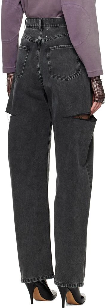 MAISON MARGIELA Black Cutout Jeans 3