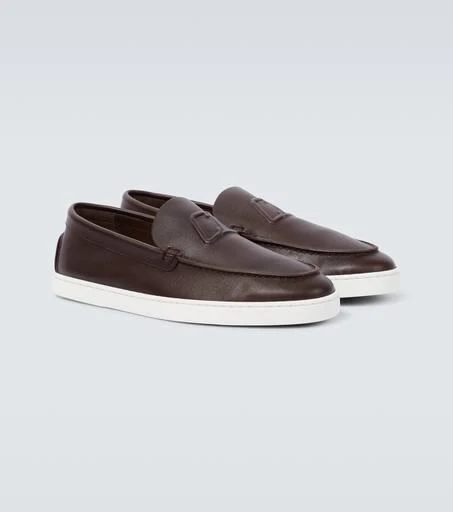 Christian Louboutin Varsiboat leather boat shoes 5